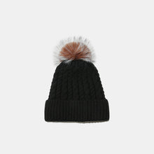 Load image into Gallery viewer, Cable Knit Winter Hat with Pompom