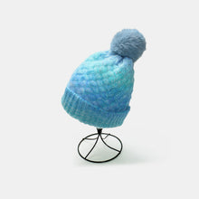 Load image into Gallery viewer, Gradient Knit Hat with Pompom