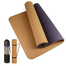 Load image into Gallery viewer, Yoga Mat - Thick two-tone, non-slip