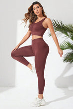 Load image into Gallery viewer, Ribbed Tank and Active Leggings Set