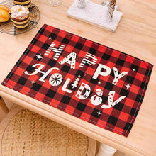 Load image into Gallery viewer, Assorted 2-Piece Plaid Placemats