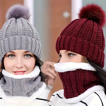 Load image into Gallery viewer, Winter Warm Hat And Scarf Kit