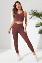 Load image into Gallery viewer, Ribbed Tank and Active Leggings Set