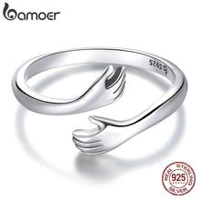 Load image into Gallery viewer, Sterling Silver Hug Ring for Women