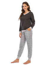 Load image into Gallery viewer, Long Sleeve Top and Polka Dot Pants Set