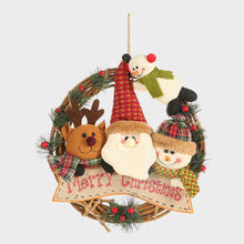 Load image into Gallery viewer, Christmas Doll Wreath Ornament