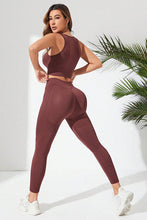 Load image into Gallery viewer, Ribbed Tank and Active Leggings Set