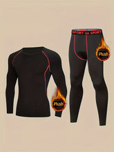 Load image into Gallery viewer, Men&#39;s Thermal Long Sleeve Tops And Bottoms